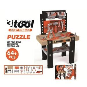 64 piece kids toy tool table - new sealed